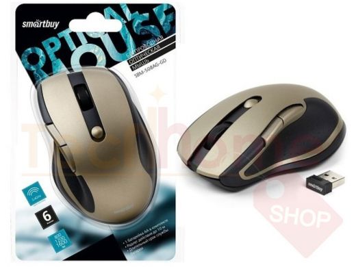 Мышь беспроводная Smartbuy 508AG-GD, золотая