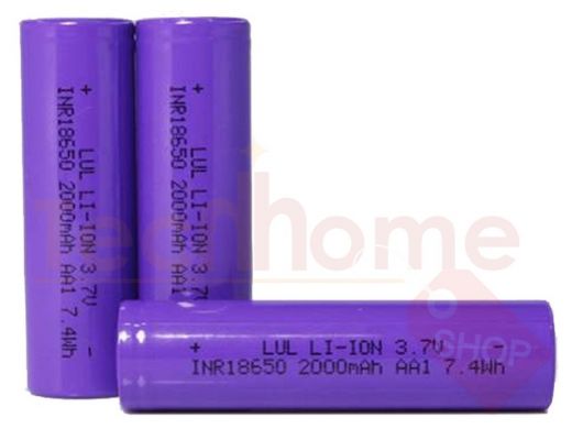 Аккумулятор 18650 2000мАч 3.7В  ICR, Li-ion