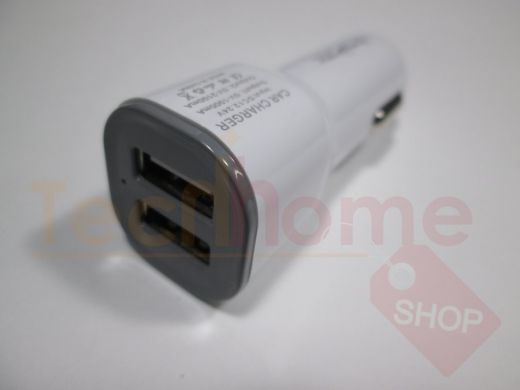 Автомобильный адаптер AFKA-TECH, 5V по 2100mA +1000mA в 12/24