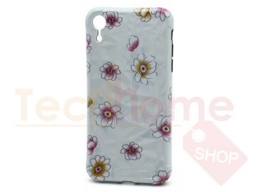 Чехол iPhone XR, Water Print, силикон волнистый, 010