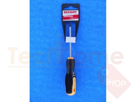 Отвертка (+) PH0 х 75 мм, двухкомпонентная рукоятка Rexant/12-4726