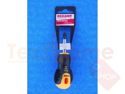 Отвертка (+) PH2 х 40 мм, двухкомпонентная рукоятка Rexant/12-4730