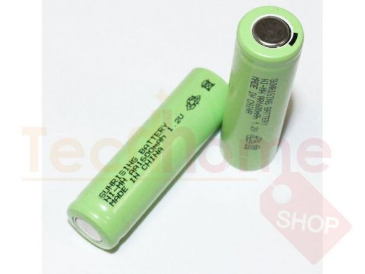 Аккумулятор AA (R6) Sunrising 1450mAh 1.2V Ni-Mh встроенное ЗУ шт-USB (96109)