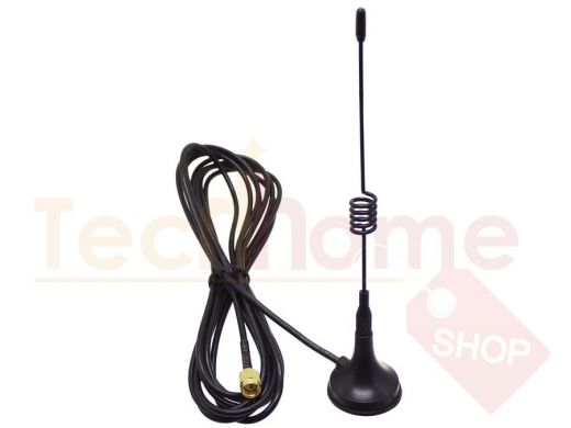 Антенна GSM-GKT-433-3B3 433МГц на магните (к.у.3,5Дб, L=148мм, SMA, кабель RG174 -3м) 98527