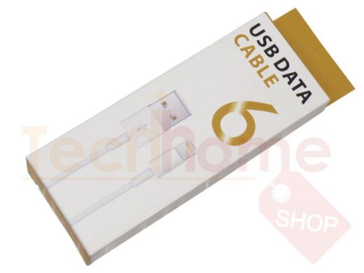 Шнур шт-Lightning х шт-USB 1,0м " i06" белый в коробке