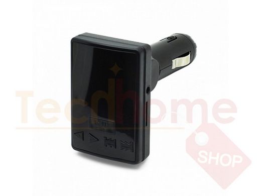 FM модулятор Bluetooth, S6, microSD, USB, AUX, чёрный