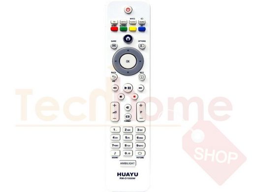 Телевиз. пульт HUAYU (for PHILIPS) RM-D1000W белый корпус RC-4495 универсальный пульт