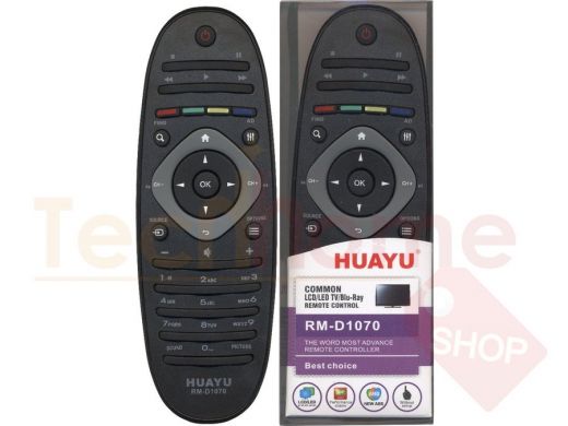 Телевиз. пульт HUAYU (for PHILIPS) RM-D1070  корпус 2422 549 90301  LCD LED TV универсальный пульт