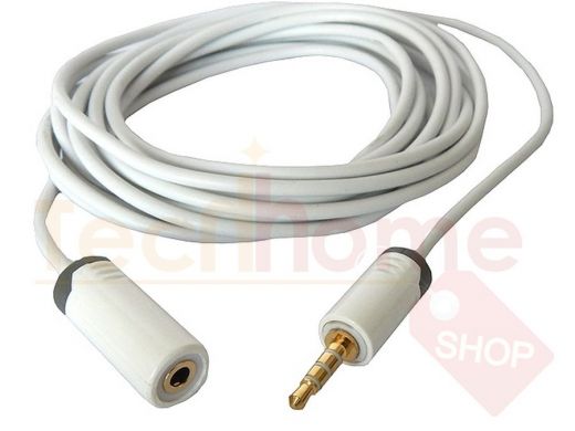 Шнур 3,5 мм штекер(4pin) / 3,5мм гнездо(4pin)  5м Krouss