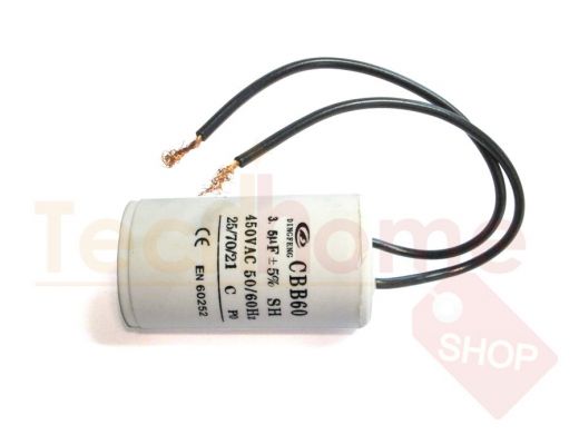 Конденсаторы пусковые     3,5mf x 450 VAC  CBB-60 гибкие  +-5%/50Hz(60Hz)