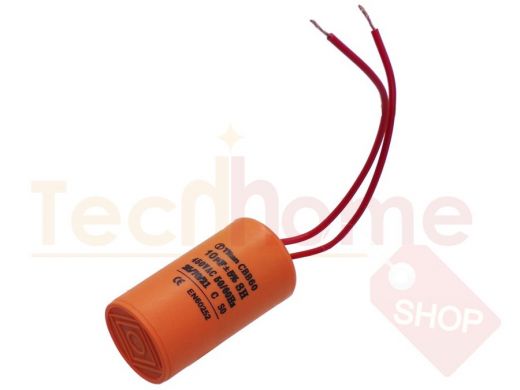Конденсаторы пусковые    10mf x 450 VAC +-5%/50Hz(60Hz)CBB-60 гибкие