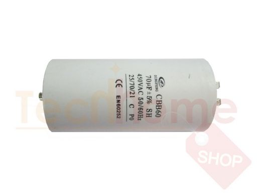 Конденсаторы пусковые    70mf x 450 VAC +-5%/50Hz(60Hz)CBB-60 клеммы/болт