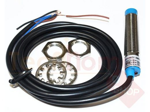 Arduino 3279-1: Датчик индуктивный выносной LJ12A3-4-Z/BY PNP (срабатывает на металл с дистанции 4 м