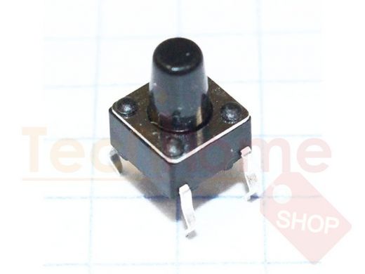 Кнопка 6.0х6.0х3.0мм H толкателя = 5.0мм 4 вывода, SMD  IT-1102WC
