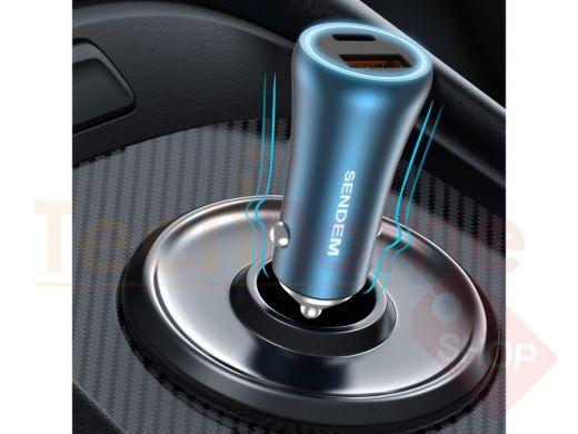 SENDEM D10 ЗУ авто USB (PD18+QC3.0,4000mA)