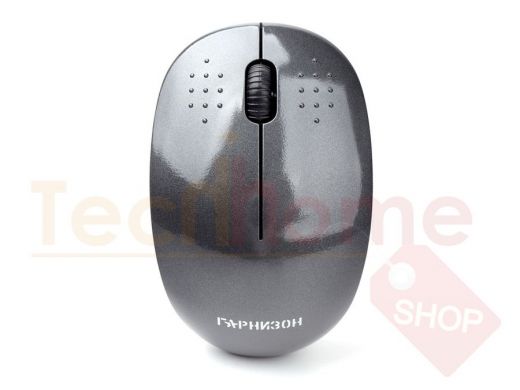 Мышь беспроводная Гарнизон GMW-440-1, серый, 1000 DPI, 2 кн.+ колесо-кнопка