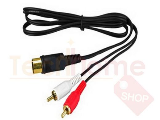 Аудио-видео шнур RUICHI DIN 5 Pin - 2 RCA, 1,5 м