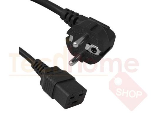 SCZ C19/Schuko 3m 3x1.5 16A Сетевые шнуры RUICHI КАБЕЛЬНАЯ ПРОДУКЦИЯ