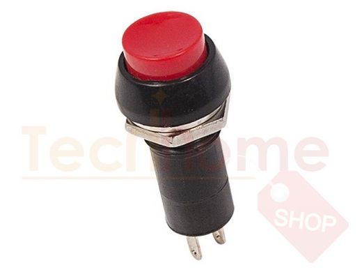 Выключатель-кнопка  250V 1А (2с) ON-OFF  красная     REXANT