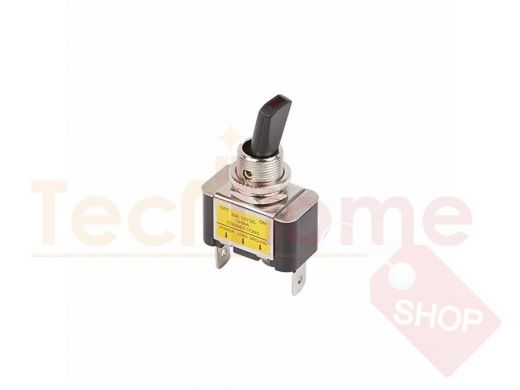 Тумблер 12V 30А (3c) ON-OFF однополюсный  с красной LED подсветкой  REXANT