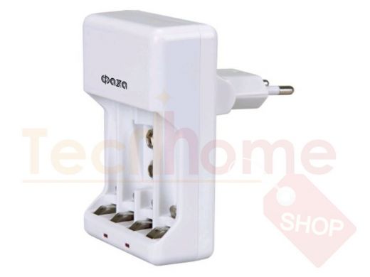 ЗУ ФАZА  B-55A USB (4 х AA/AAA, 1 х 9v). Одновременный заряд 2-х либо 4-х аккум.типоразмера АА/ААА.