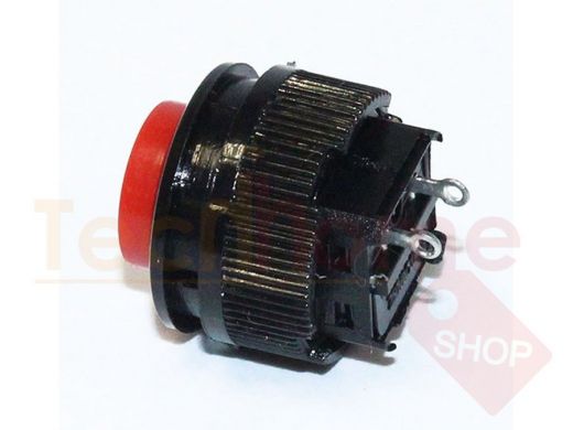 Кнопка DS511 круглая красная, без фиксации (125V/3A)