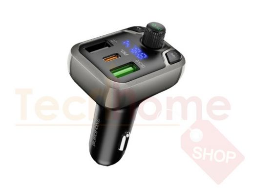 FM модулятор Borofone BC38, Bluetooth, USB, SD, FM, PD, QC3.0, чёрный