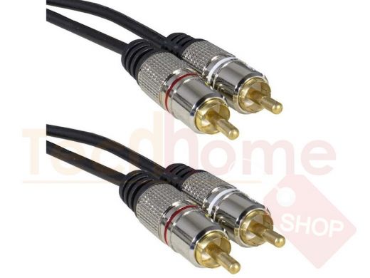 2 RCA - 2 RCA GM 1.5m Аудио / видео шнуры RUICHI КАБЕЛЬНАЯ ПРОДУКЦИЯ