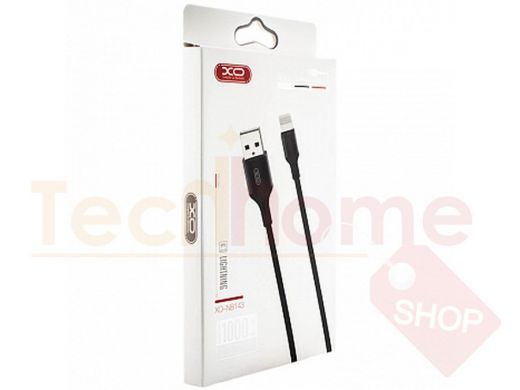 Кабель USB - Type-C,  XO-NB143, текстильный, чёрный