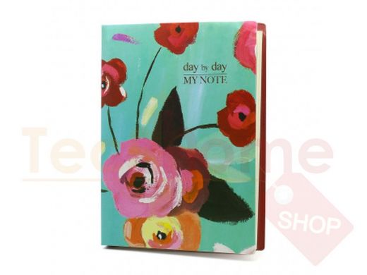 Ежедневник Day by day NBP035 на кольцах 160*214мм, зелёный