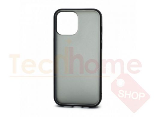 Чехол iPhone 13 Pro Max, пластик, силикон, Shockproof, чёрный