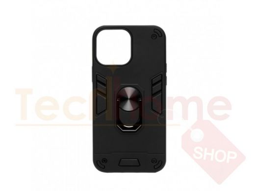 Чехол iPhone 13 Pro Max, с кольцом, противоударный, чёрный