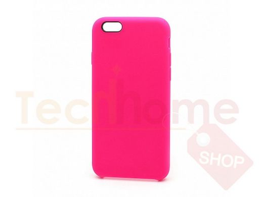 Чехол iPhone XR, Silicone case, розовый яркий, защита полная, 040