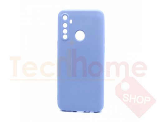 Чехол Realme 5, силикон, New Era, голубой