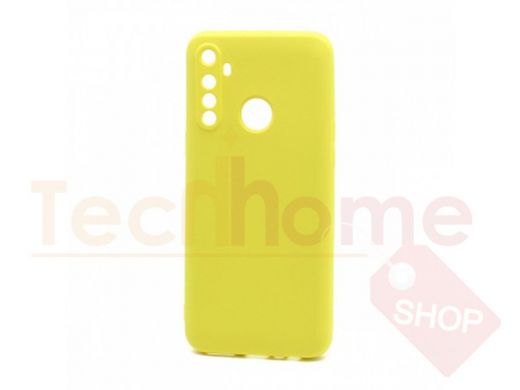 Чехол Realme 5, силикон, New Era, жёлтый