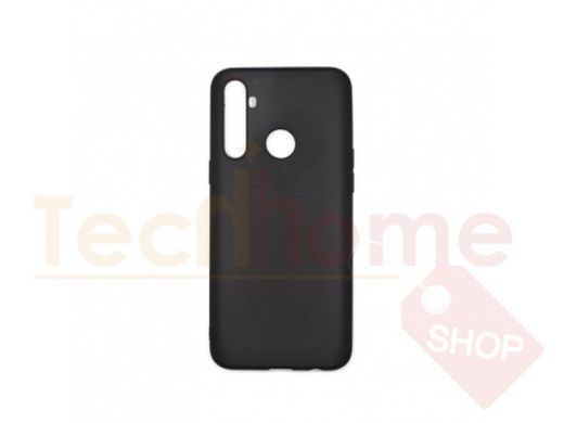 Чехол Realme 5/C3, силикон, матовый чёрный