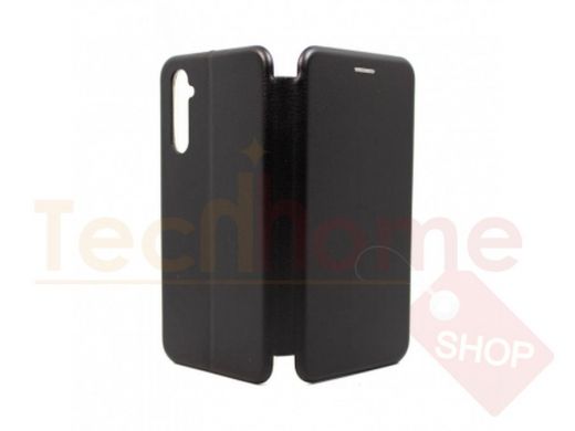 Чехол Realme 6 Pro, книжка боковая, чёрный, Fashion