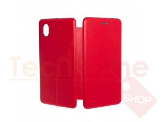 Чехол Samsung A01 Core /M01 Core, книжка боковая, красный, Fashion