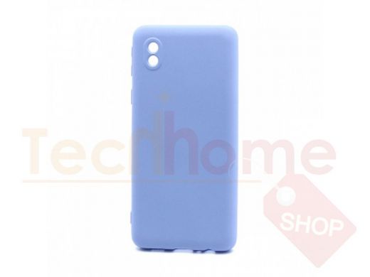 Чехол Samsung A01 Core /M01 Core, силикон, New Era, голубой