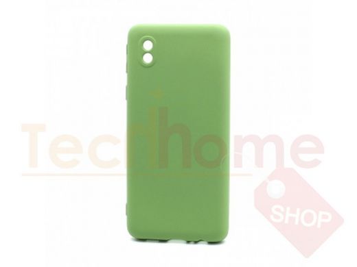 Чехол Samsung A01 Core /M01 Core, силикон, New Era, зелёный