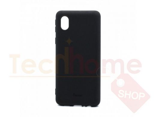 Чехол Samsung A01 Core /M01 Core, силикон, матовый, OU Lovely Fruit, чёрный