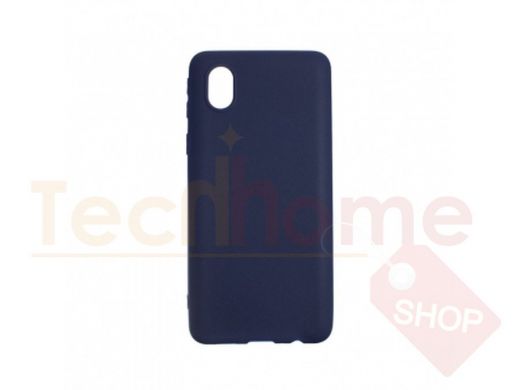 Чехол Samsung A01 Core /M01 Core, силикон, матовый, синий