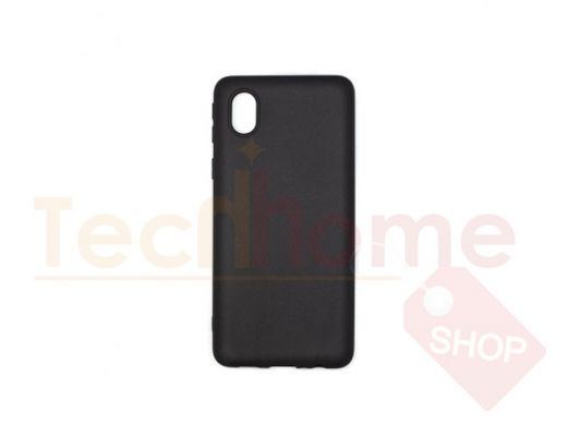 Чехол Samsung A01 Core /M01 Core, силикон, матовый, чёрный