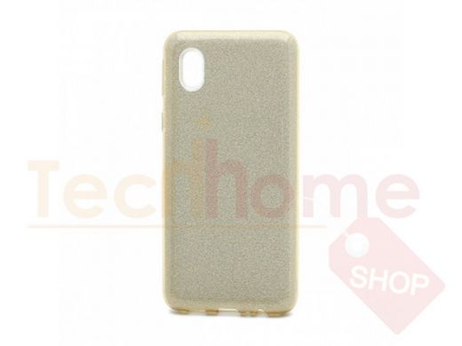 Чехол Samsung A01 Core /M01 Core, силикон, мерцающий, Fashion, золото