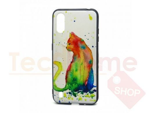 Чехол Samsung A01/A015, пластик, 3D принт, Edivia, 080