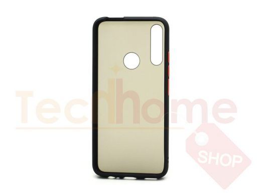 Чехол Samsung A01/A015, пластик, силикон, Shockproof Lite, чёрно-красный
