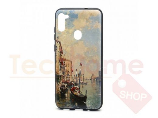 Чехол Samsung A11 /M11, пластик, 3D принт, Edivia, 064