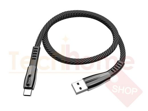 HOCO U70 Серый кабель USB 3A (TYPE C) 1.2м