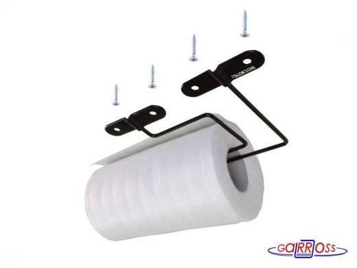 Держатель для бумажных полотенец к полке изогнутый 