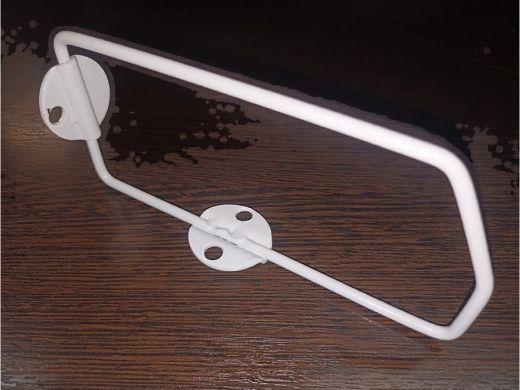 Кронштейн (К СТЕНЕ) для полки, высота 7см, вылет 15,4см, серый 